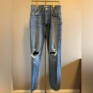AGOLDE 90’s Pinch Waist High Rise Straight Leg Jeans – Size 25